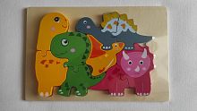 Пазл на планшете "Семья динозавров" во Рассказово