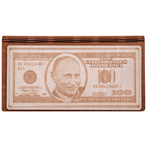КУПЮРНИЦА "100$ ПУТИН" во Рассказово фото 2